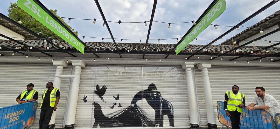 London Zoo removes Banksy artwork for preservation