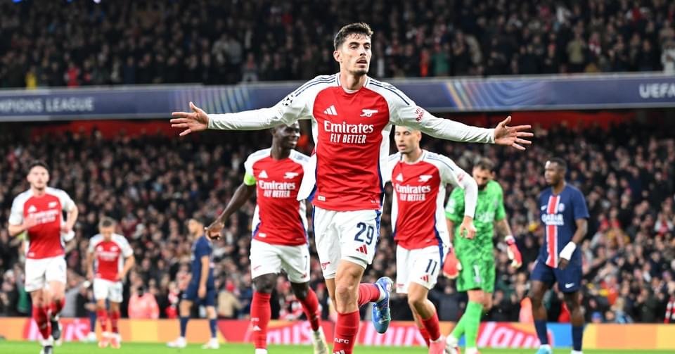 FOOTBALL Arsenal triumphs over PSG: A memorable Champions League night